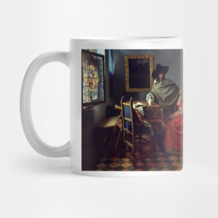 The Glass of Wine by Jan Vermeer Mug